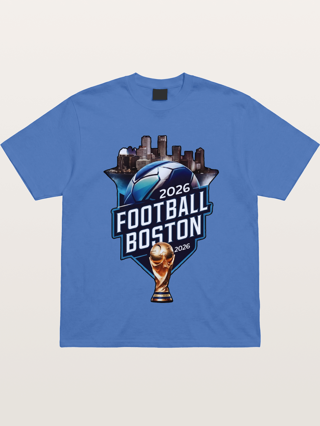 Boston 2026 World Cup City Badge Gildan T-shirt