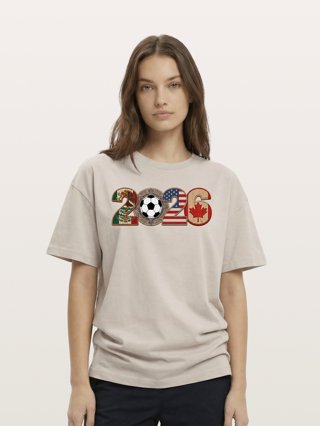 2026 WC Tribal Flag Design Cotton T-shirt
