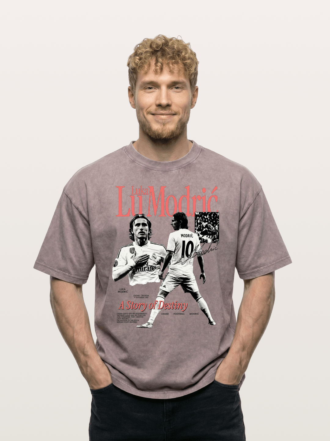 Luka Modric Destiny Story Washed T-shirt