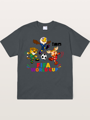 FIFA World Cup Mascots Print Soft-Stay T-shirt