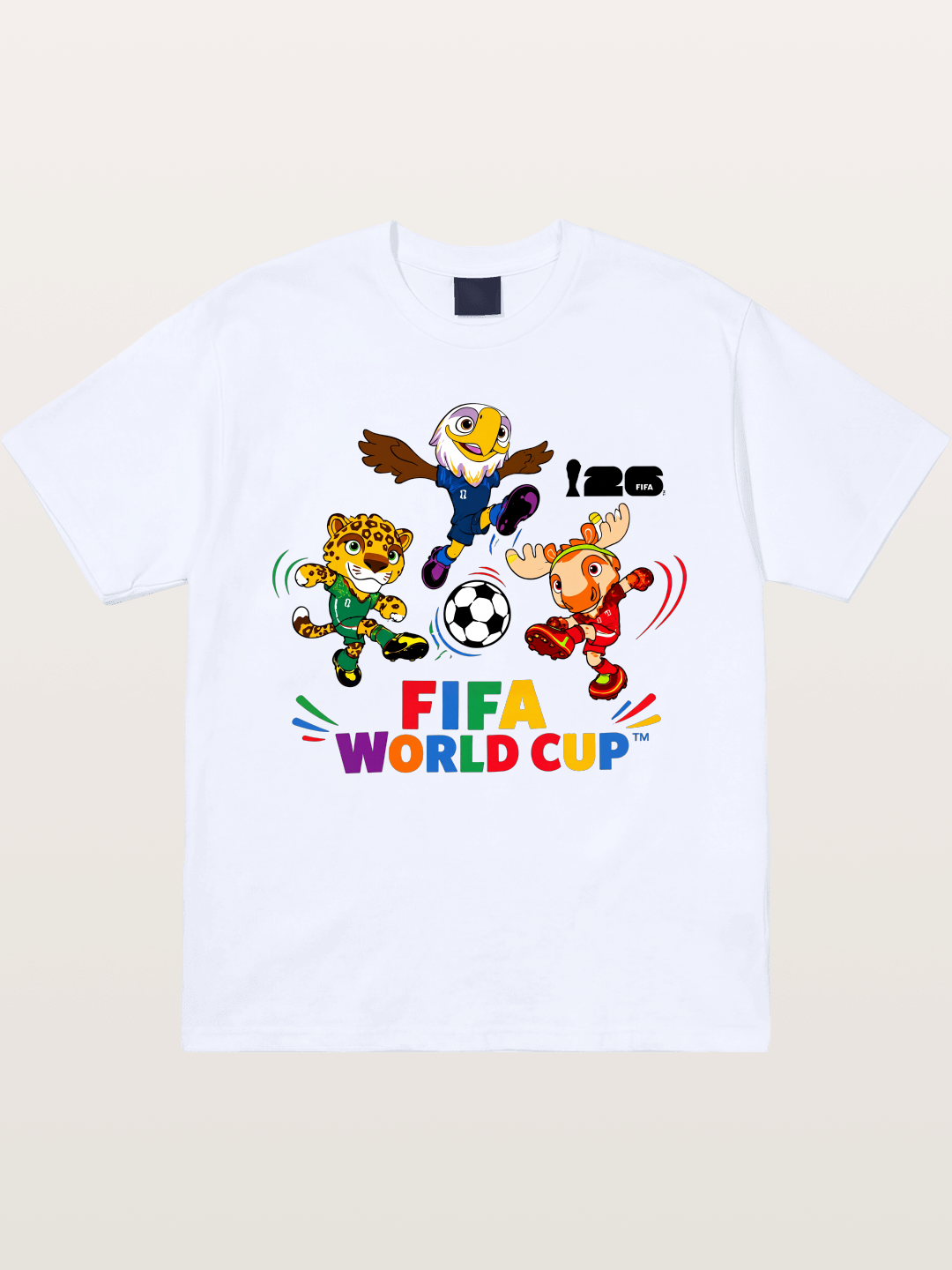 FIFA World Cup Mascots Print Gildan T-shirt