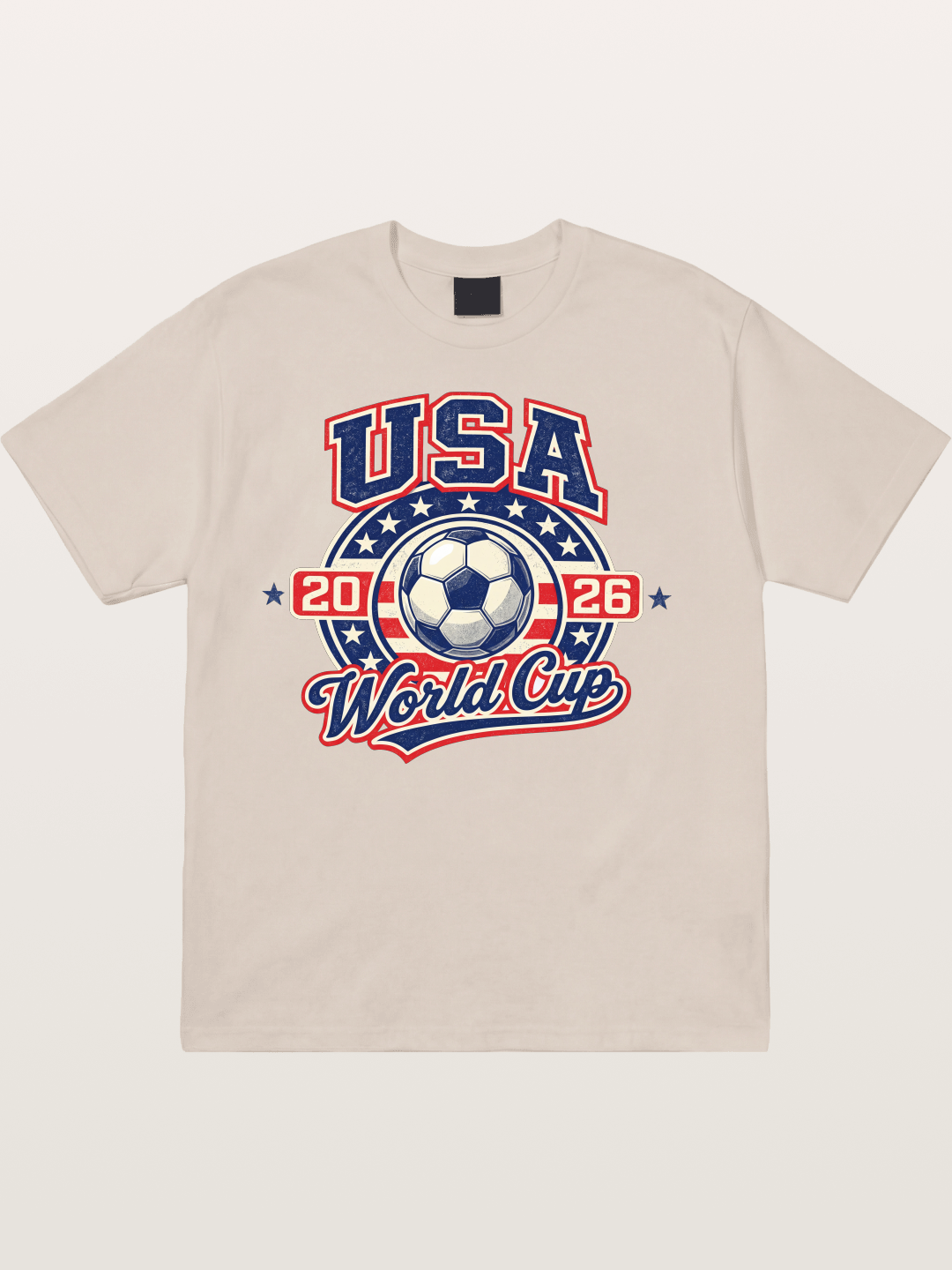 USA World Cup 2026 Retro Badge Cotton T-shirt