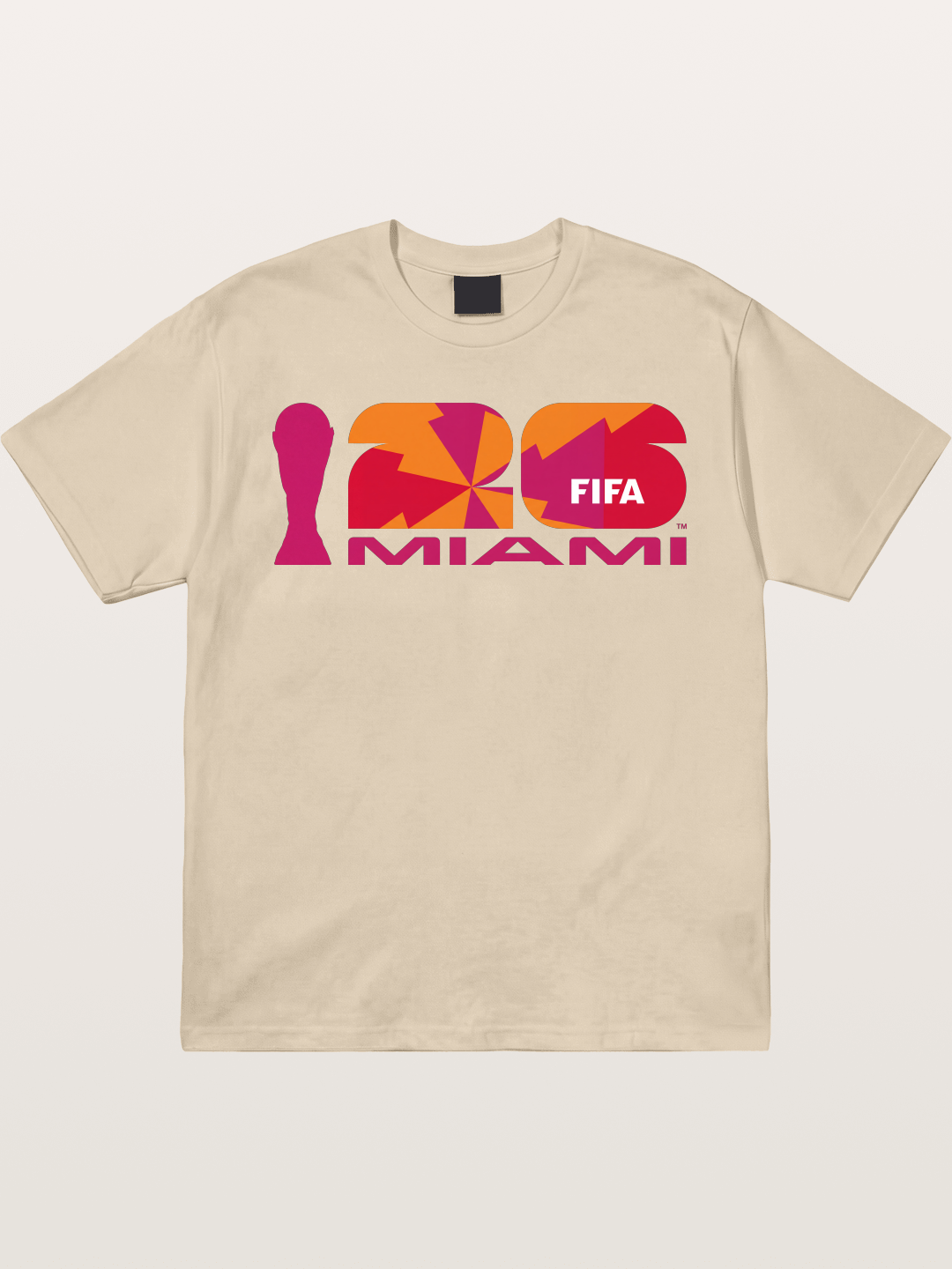 Miami WC 2026 Colorful Geometric Logo Gildan T-shirt