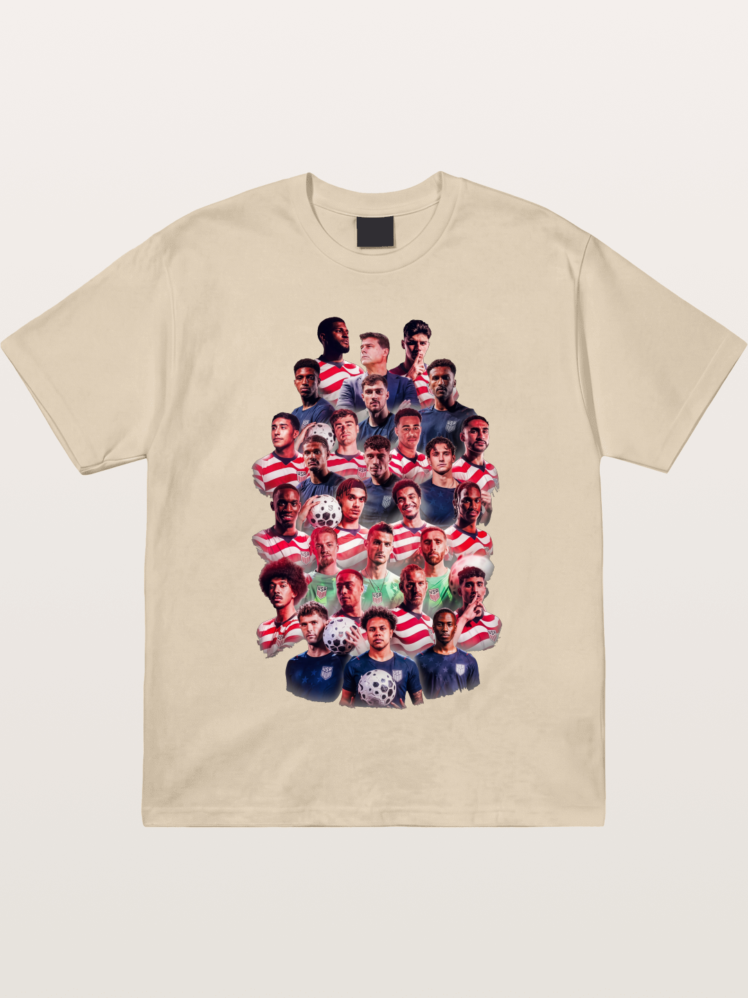 USMNT Full Squad Collage Portrait Gildan T-shirt