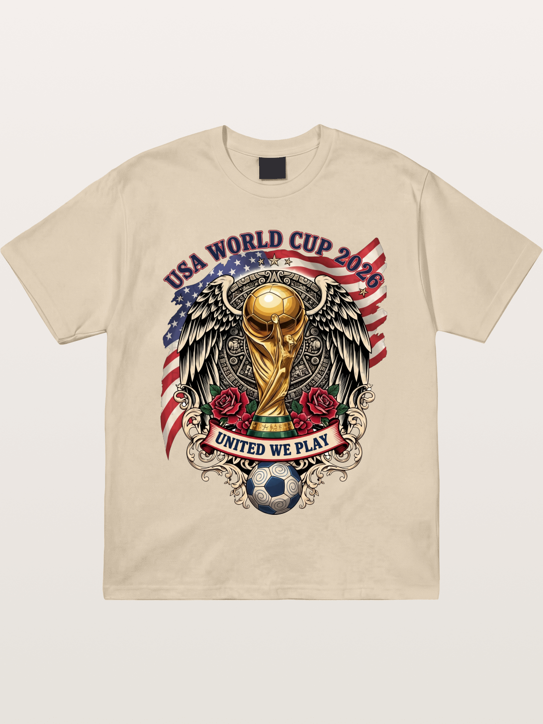 USA 2026 Winged World Cup Trophy Gildan T-shirt