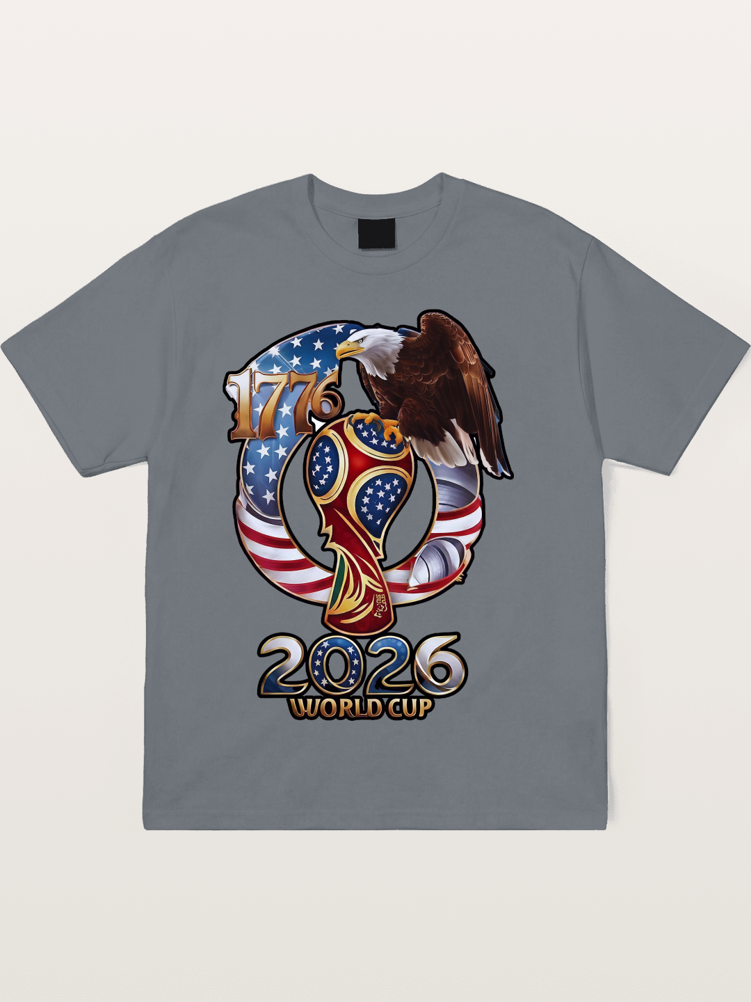 2026 WC Eagle Trophy Art Cotton T-shirt