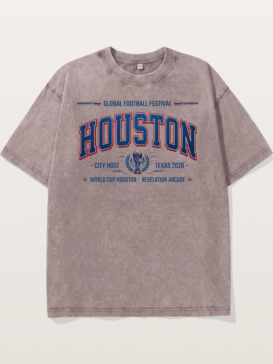 Houston 2026 WC Host Graphic Washed T-shirt