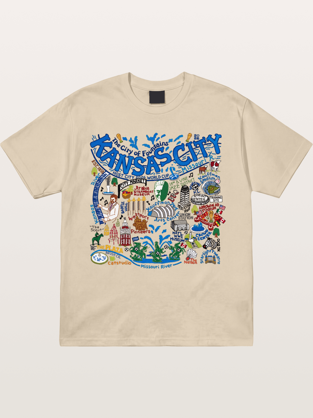 Kansas City World Cup Graphic Gildan T-shirt