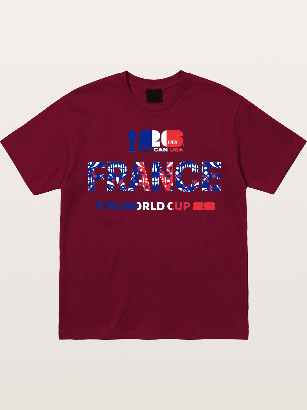 2026 World Cup France Pattern Graphic Gildan T-shirt