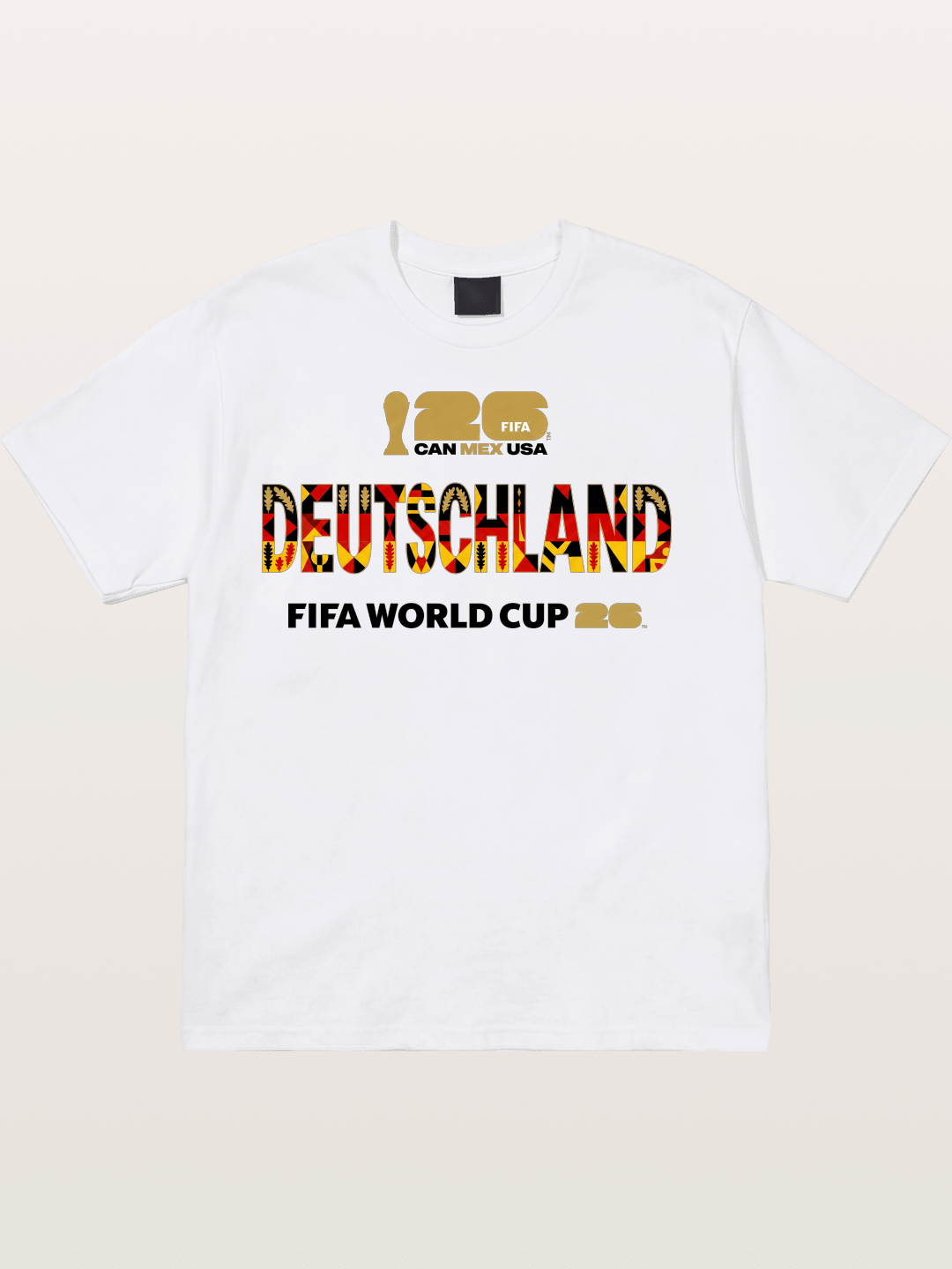 Deutschland 2026 Tribal Print Cotton T-shirt