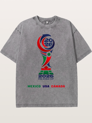 2026 World Cup Logo Art Washed T-shirt