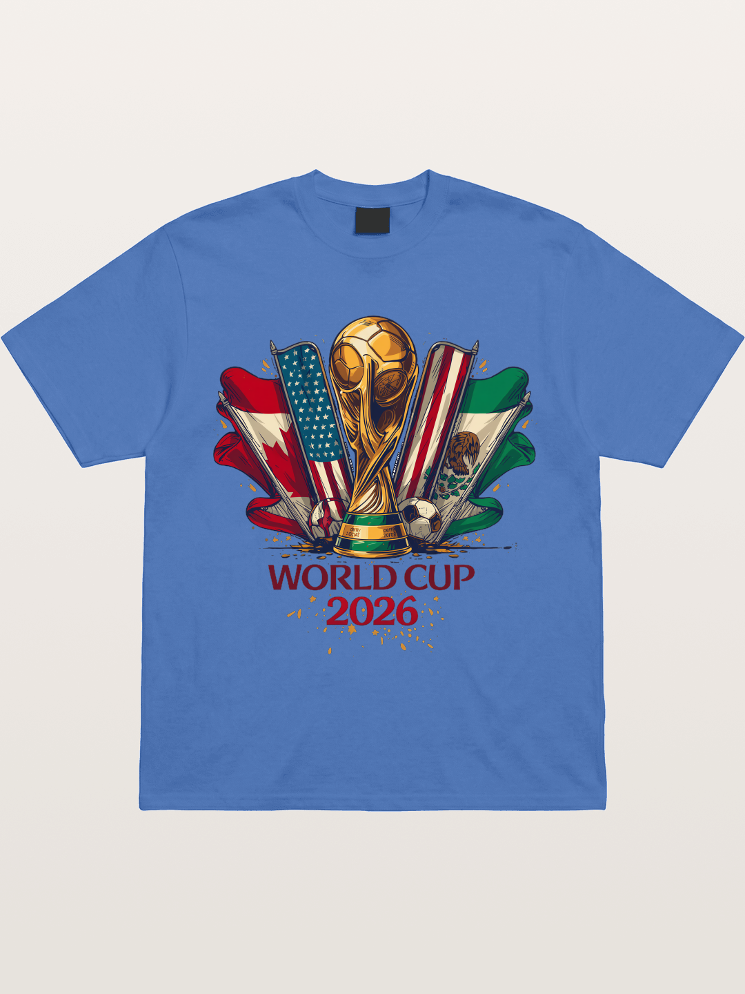 2026 WC World Flags Poster Gildan T-shirt