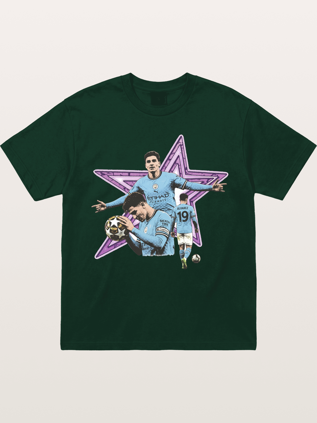 Manchester City Star Collage Gildan T-shirt
