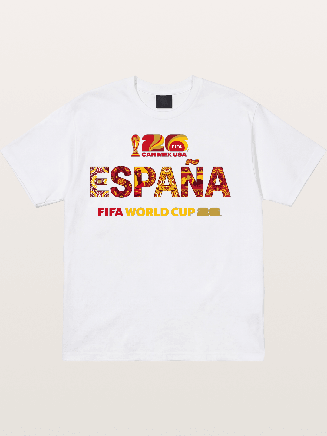 España 2026 World Cup Typo Cotton T-shirt