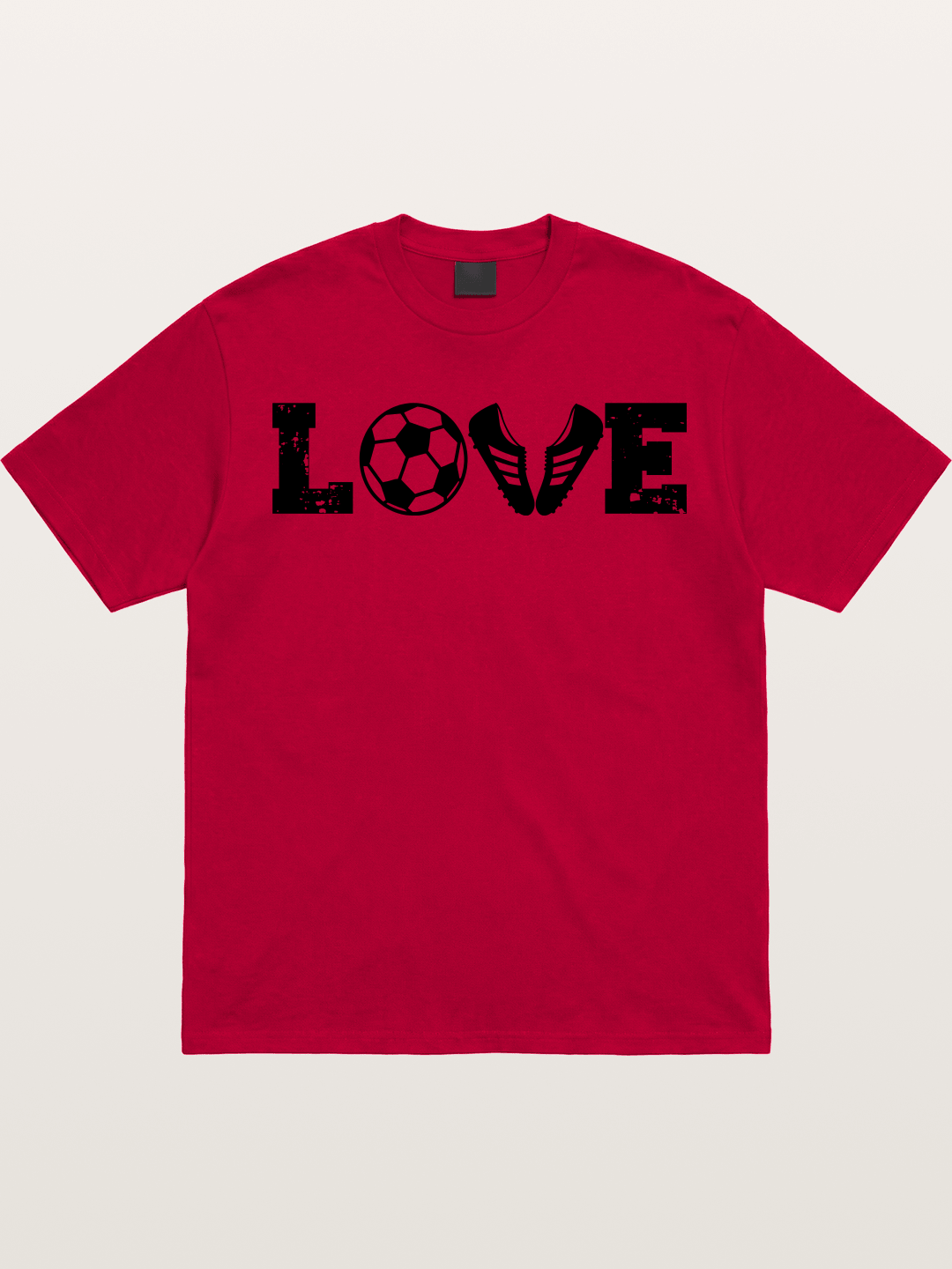 Soccer Love Wordmark With Cleats Gildan T-shirt