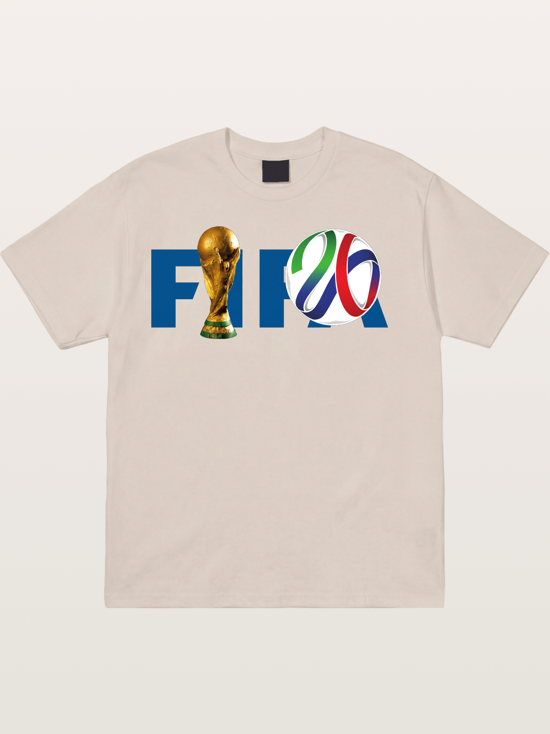 2026 WC Trophy and Color Ring Design Cotton T-shirt