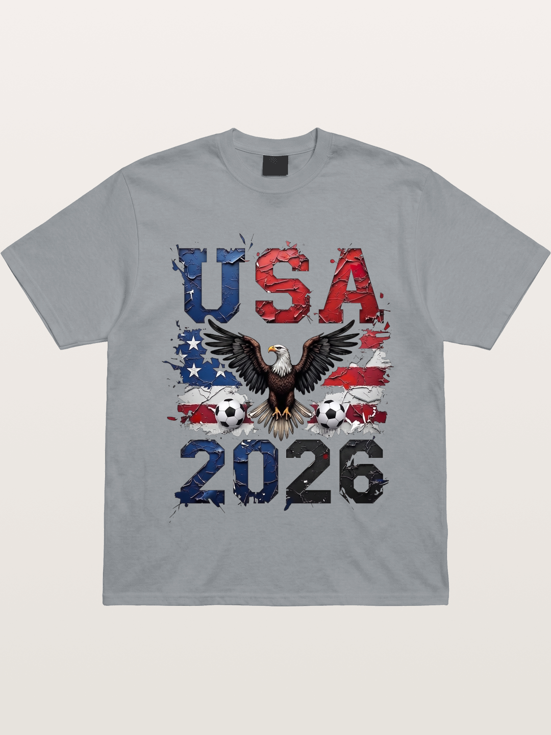 USA 2026 Bald Eagle Soccer Design Gildan T-shirt