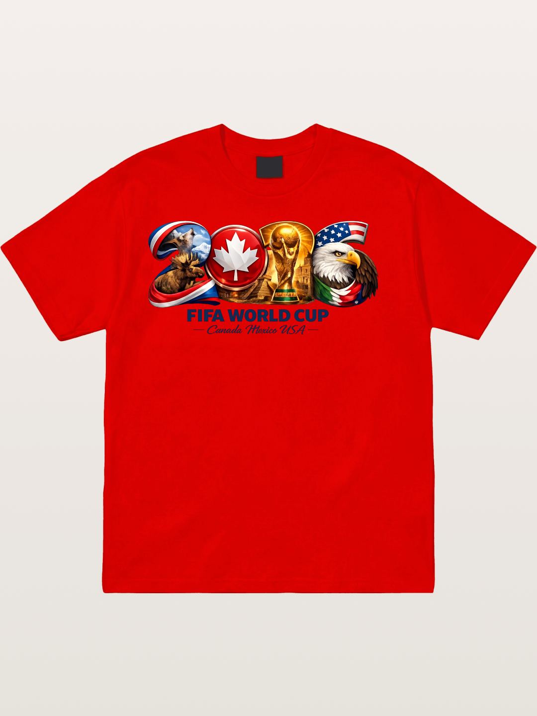 2026 FIFA World Cup Host Nations Cotton T-shirt