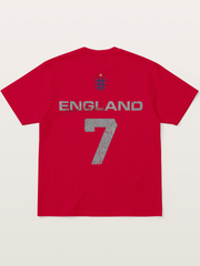 England Beckham 7 Vintage Gildan T-shirt