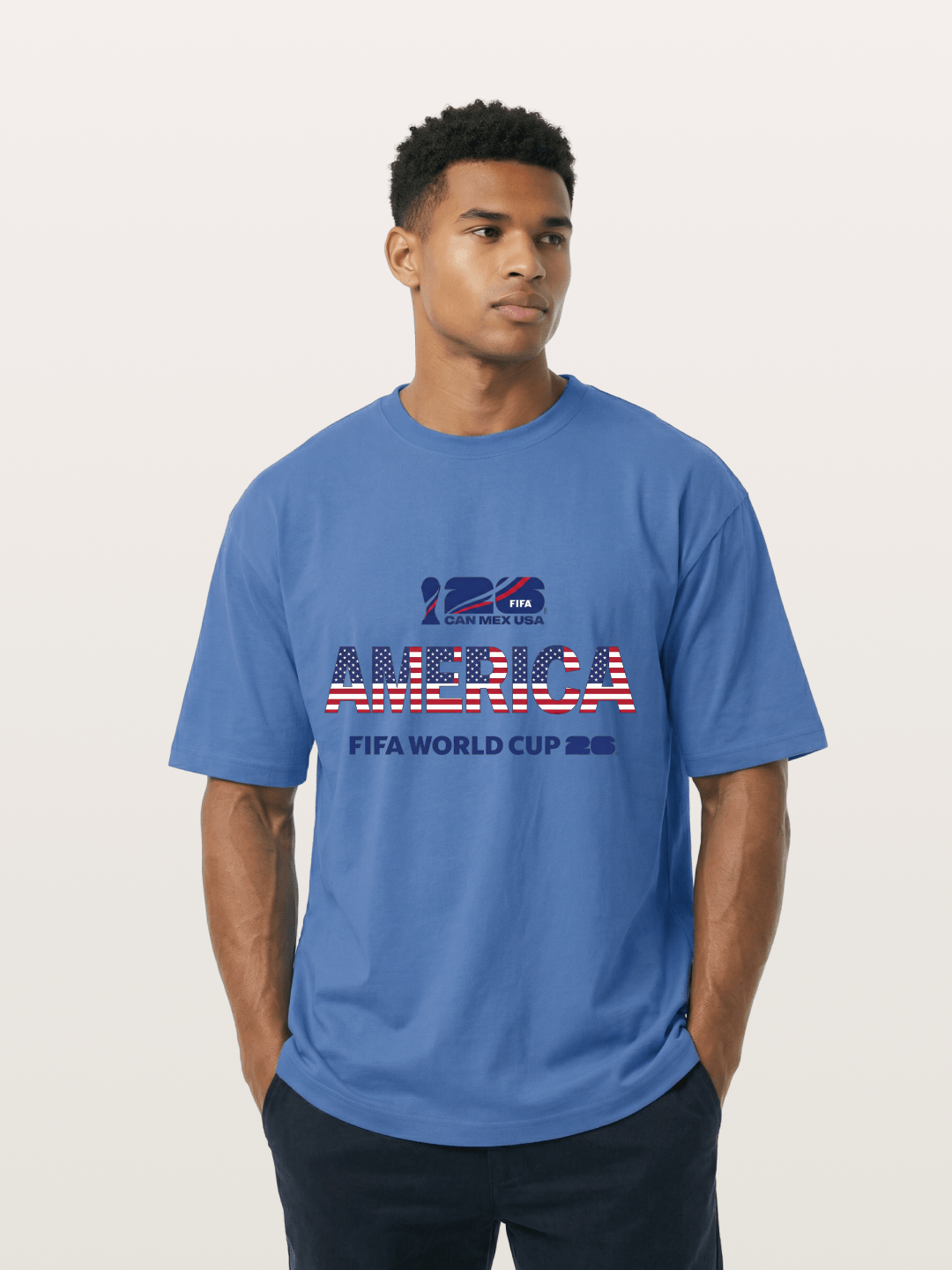 2026 World Cup MEXUSA Flag Art Gildan T-shirt