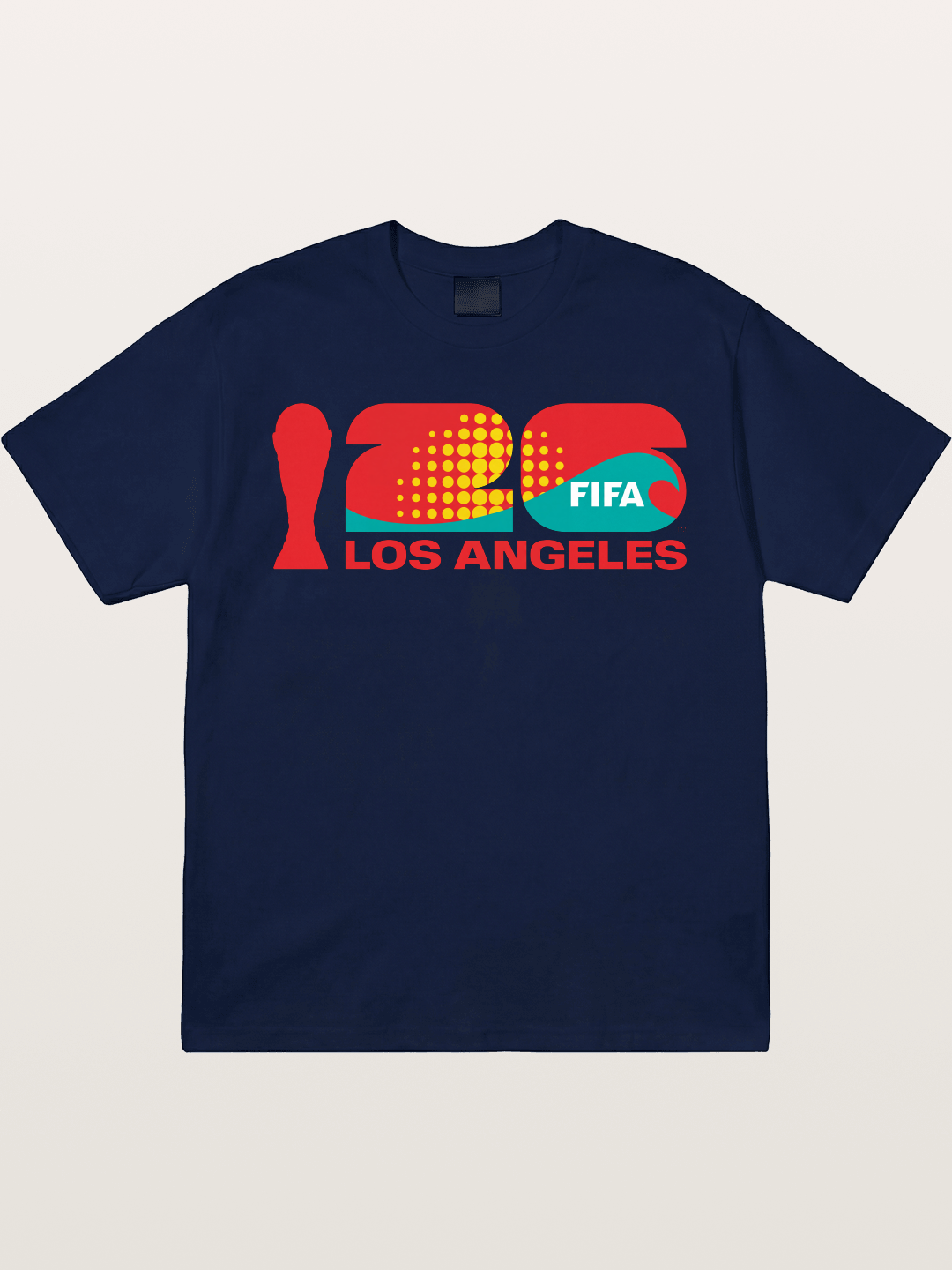 LA WC 2026 Geometric Dot Logo Gildan T-shirt