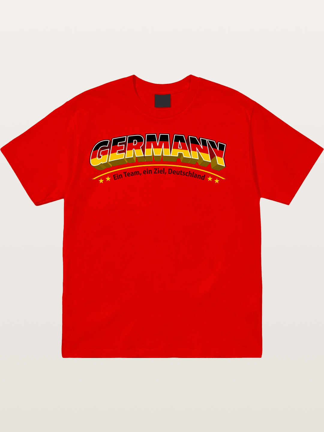 Germany Retro Team Logo WC Cotton T-shirt