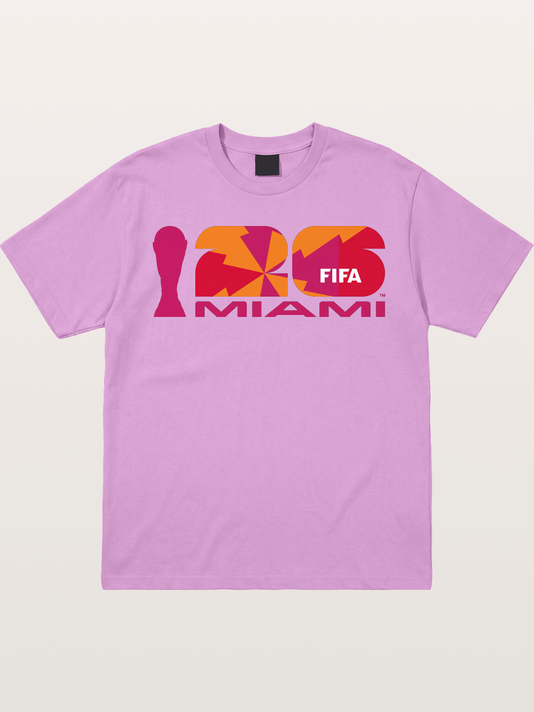 Miami WC 2026 Colorful Geometric Logo Gildan T-shirt