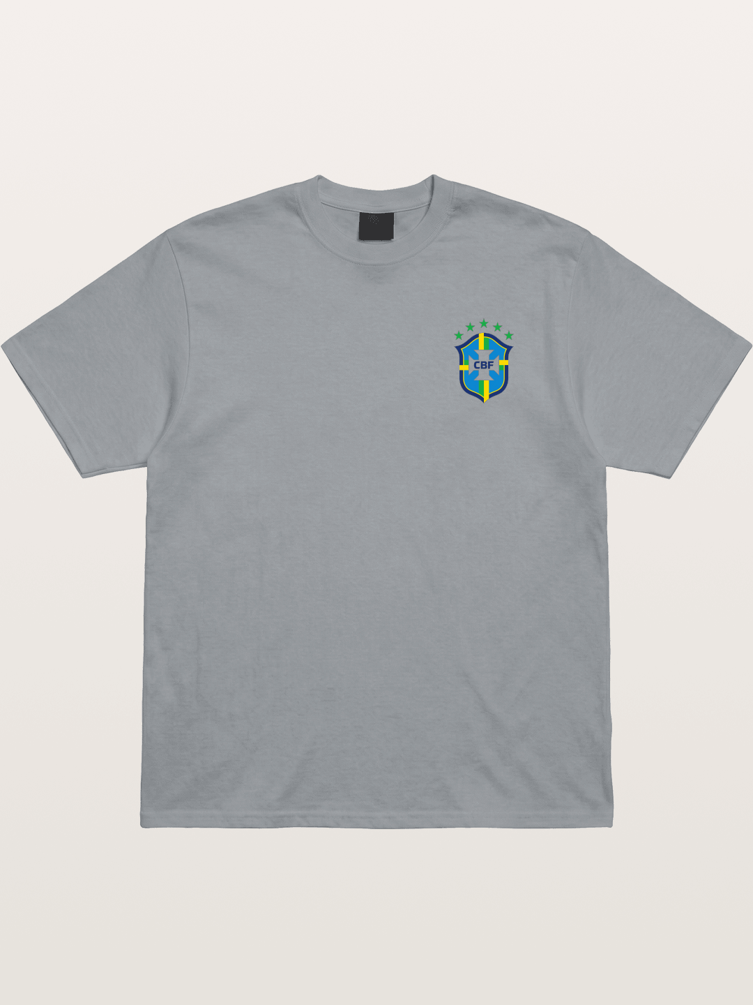 Brazil CBF Five Stars Shield Gildan T-shirt