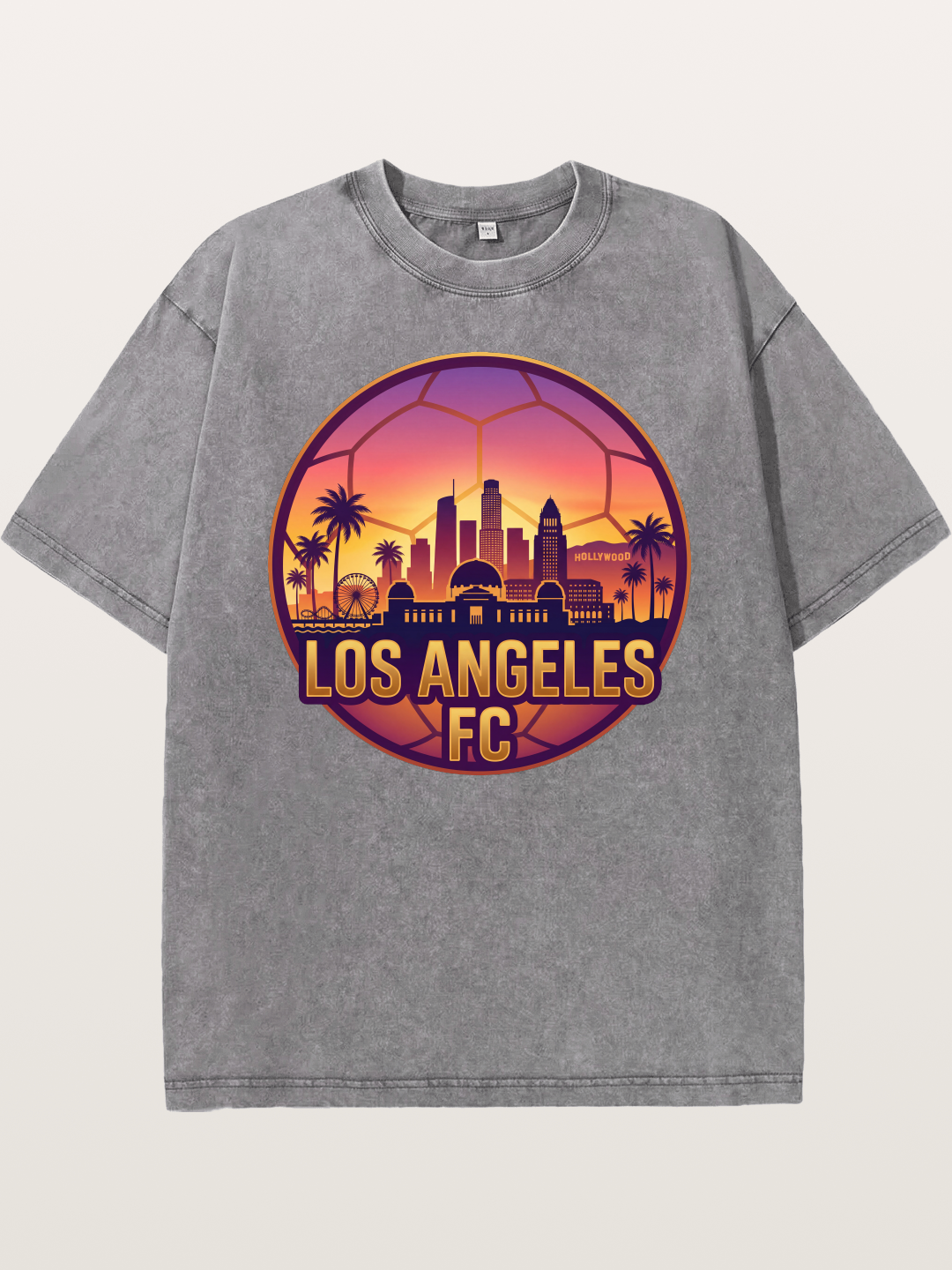 LA FC Sunset City Skyline Washed T-shirt