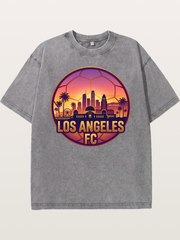 LA FC Sunset City Skyline Washed T-shirt