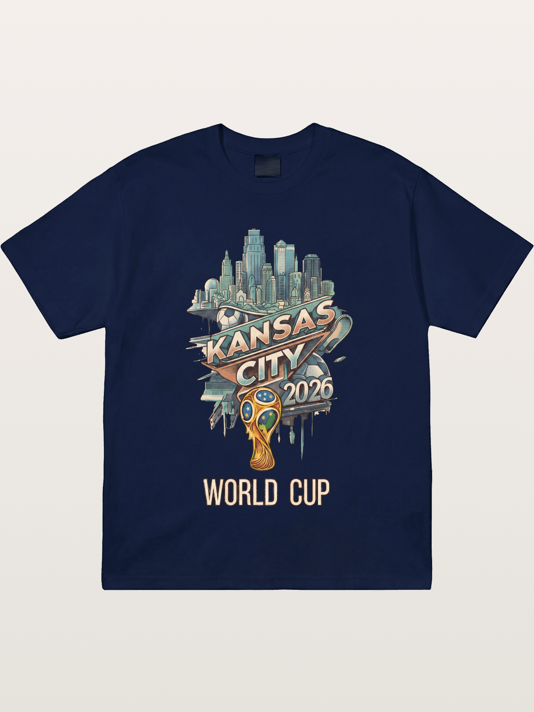 KC World Cup 2026 Emblem Gildan T-shirt