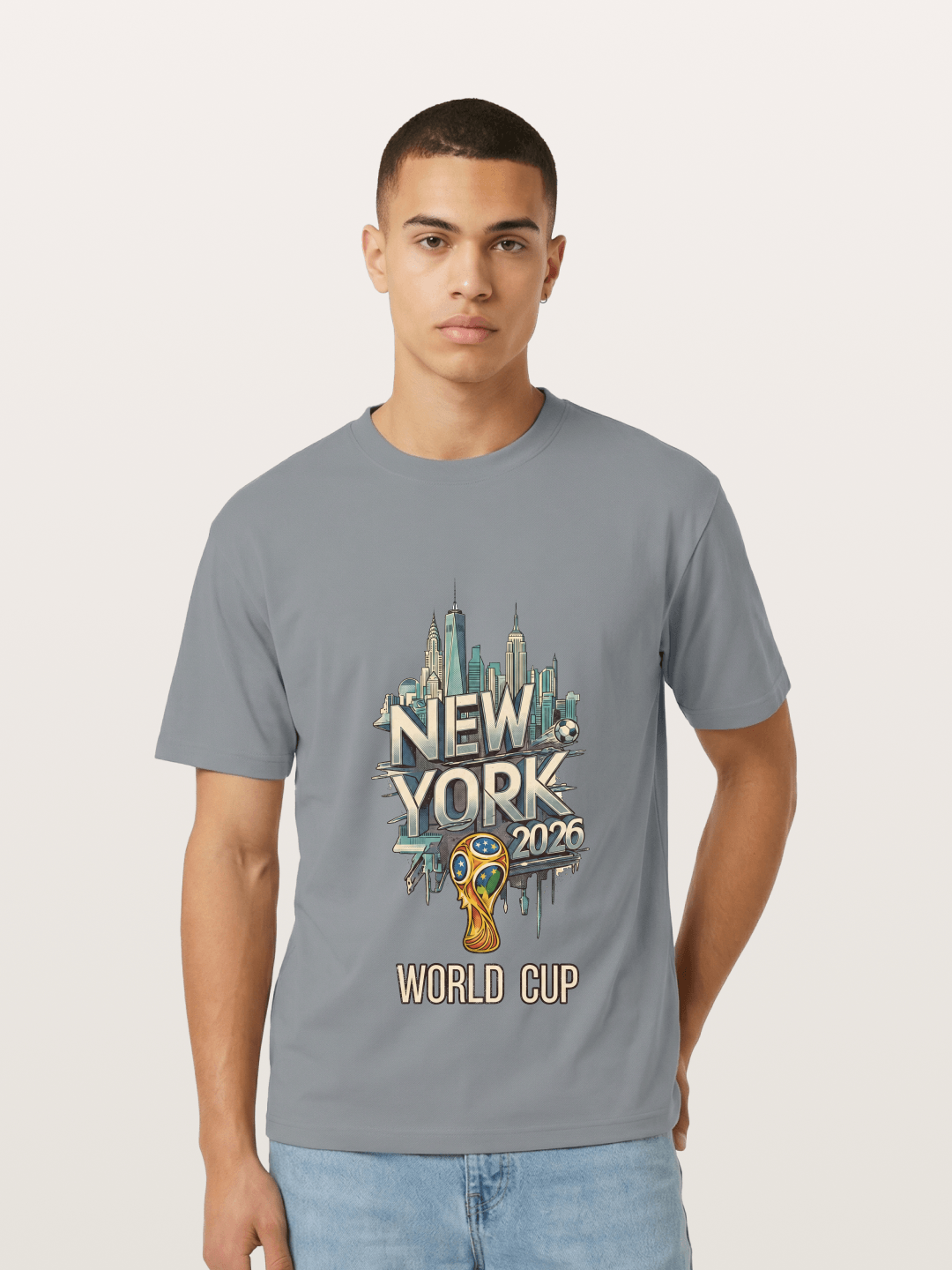 NYC World Cup 2026 Emblem Gildan T-shirt