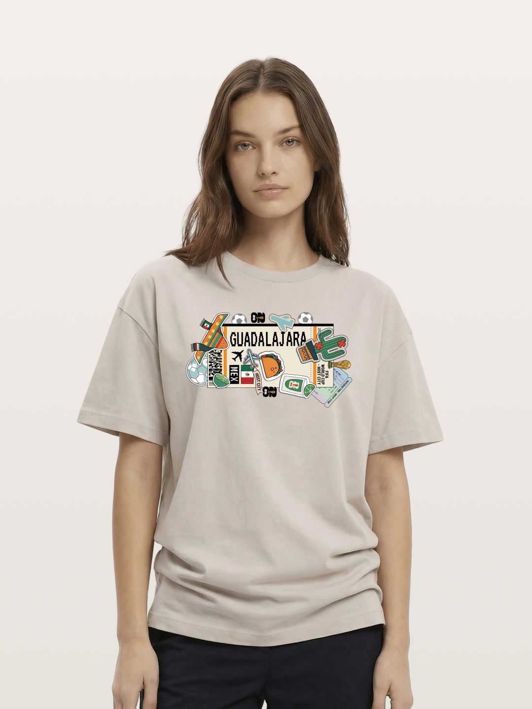 Guadalajara Mexican Culture Art Cotton T-shirt