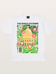 Boston WC 2026 Floral City Hall Art Cotton T-shirt