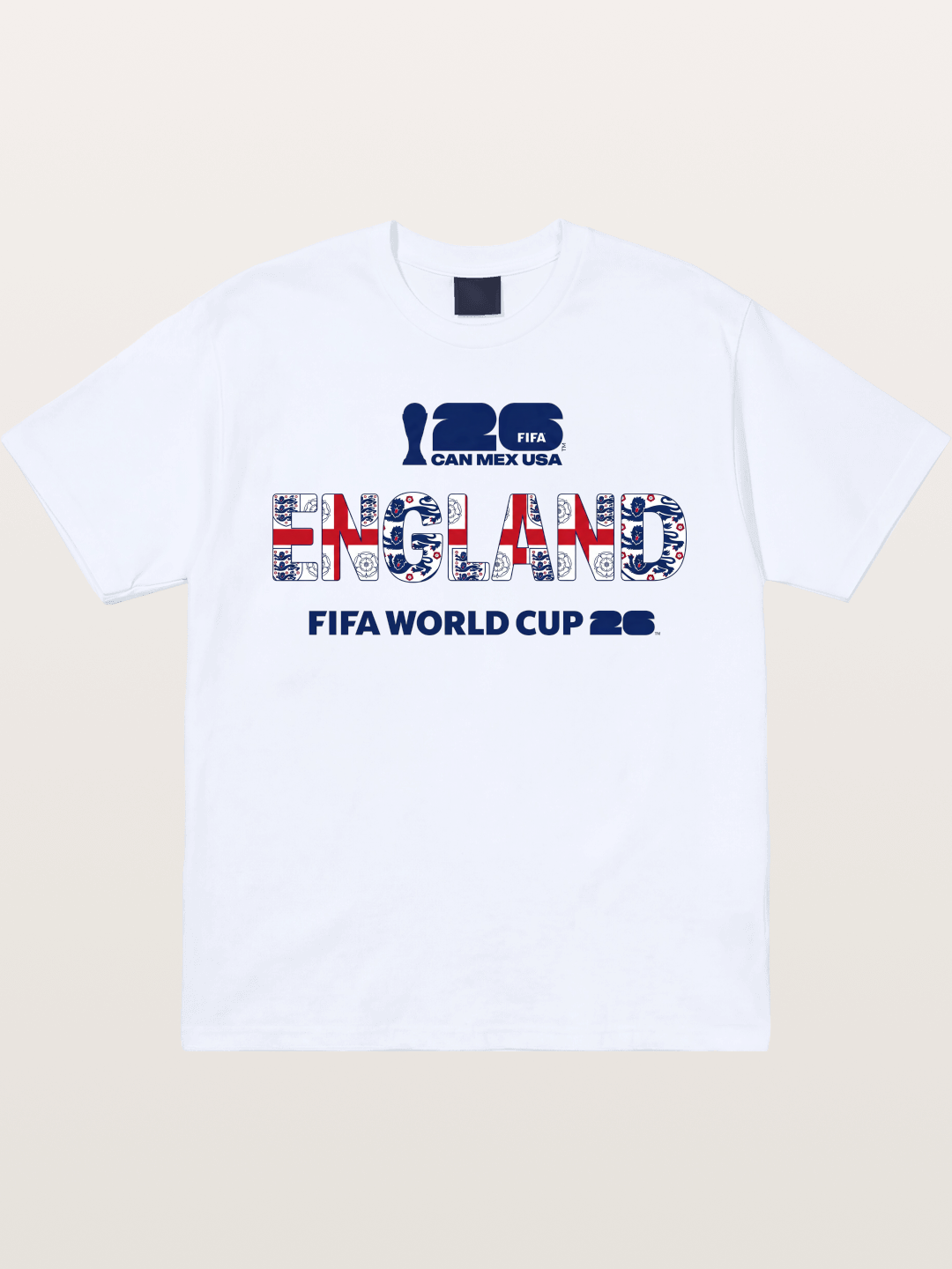England 2026 World Cup Crest Gildan T-shirt