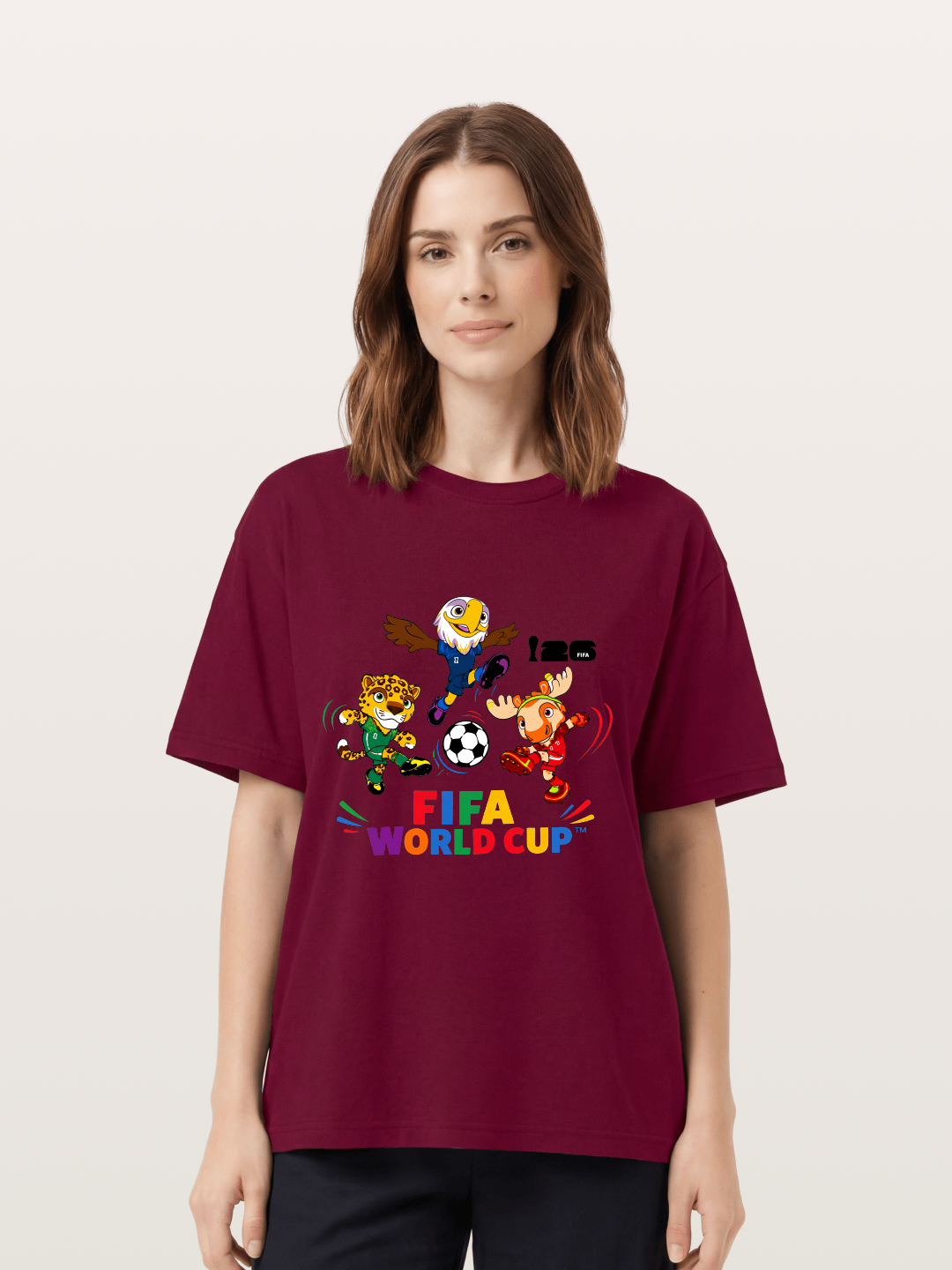 FIFA World Cup Mascots Print Gildan T-shirt