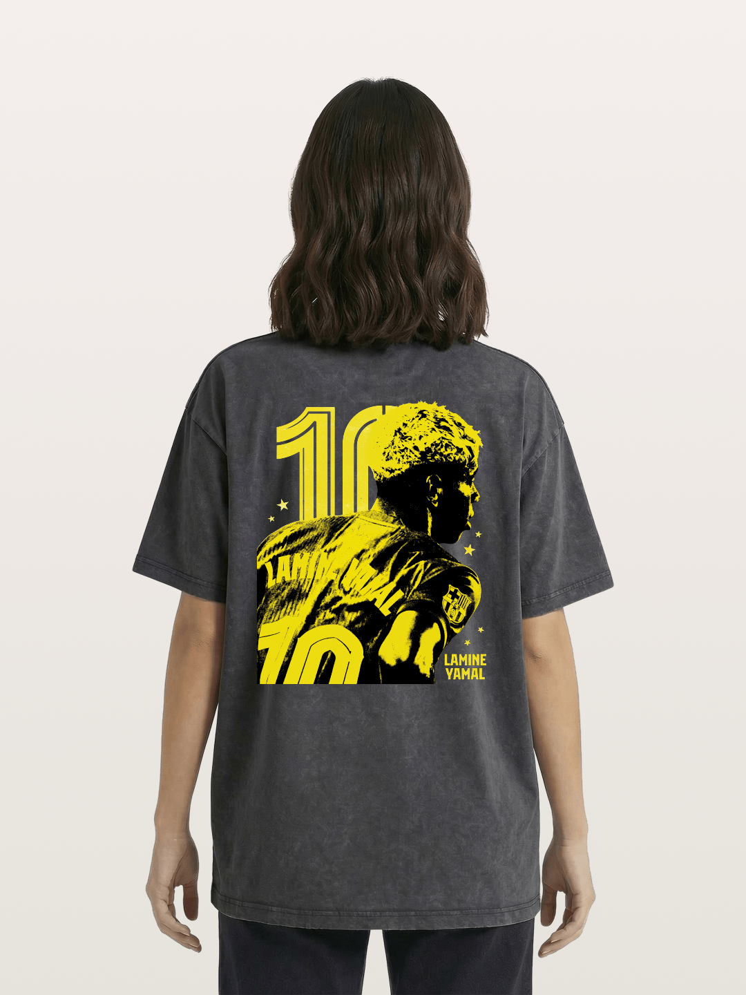 Lamine Yamal 10 Silhouette Washed T-shirt