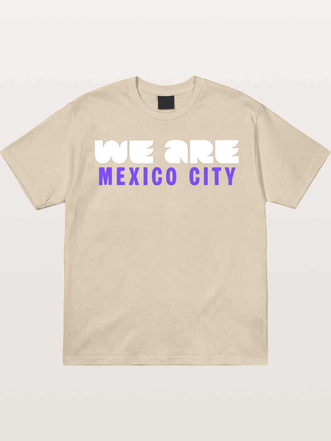 Mexico City Purple Bold Print Gildan T-shirt