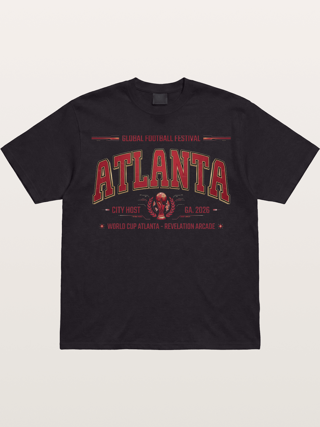 Atlanta 2026 WC Host Sticker Gildan T-shirt