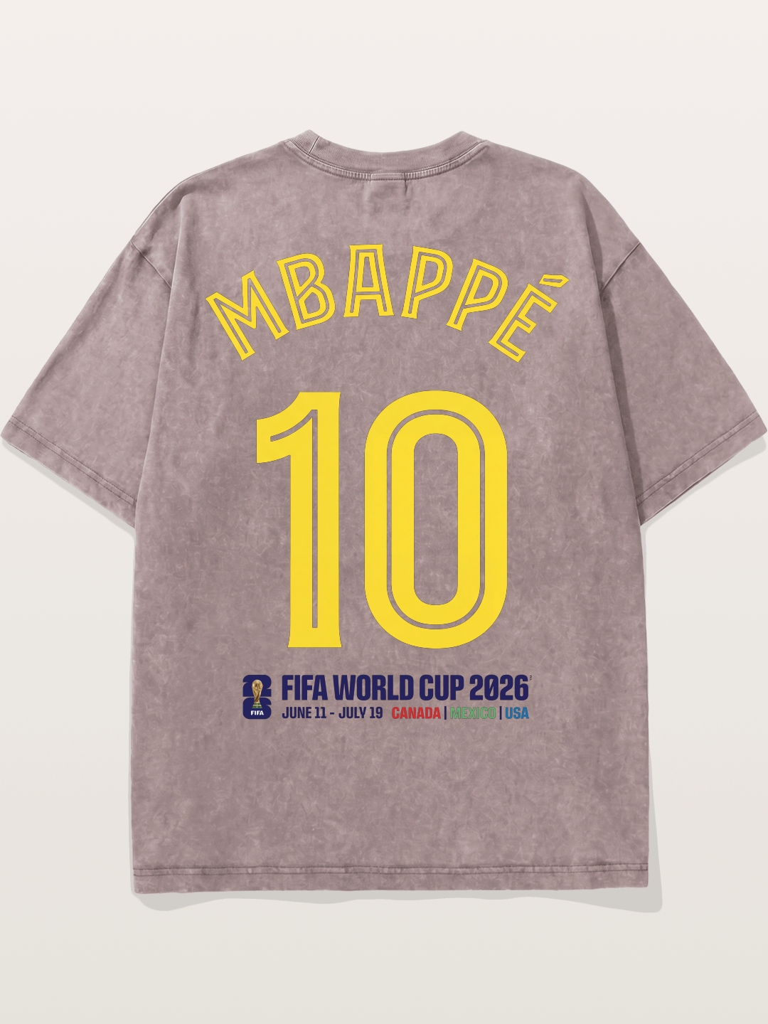 Mbappé 10 World Cup 2026 Washed T-shirt