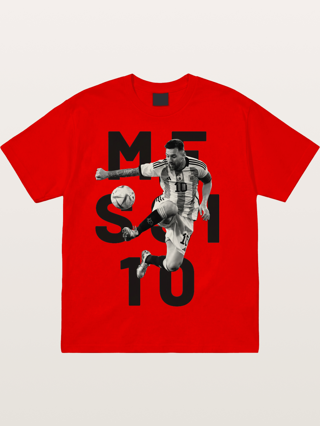 Messi 10 Action Print Cotton T-shirt