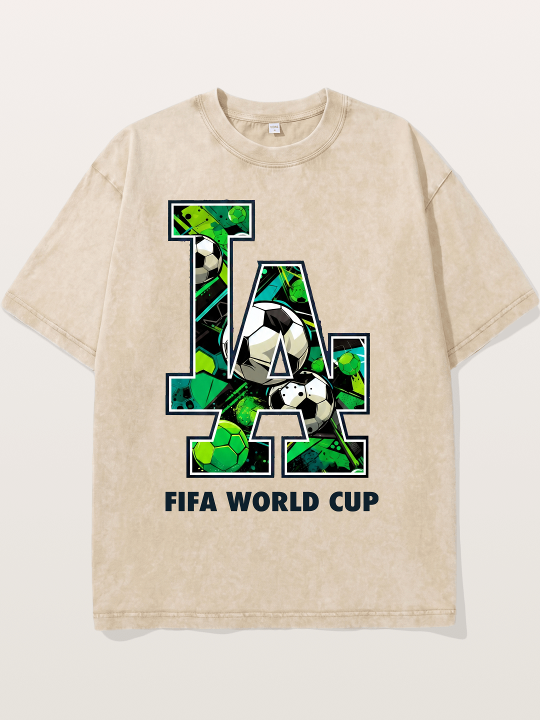LA 2026 World Cup Soccer Graffiti Washed T-shirt