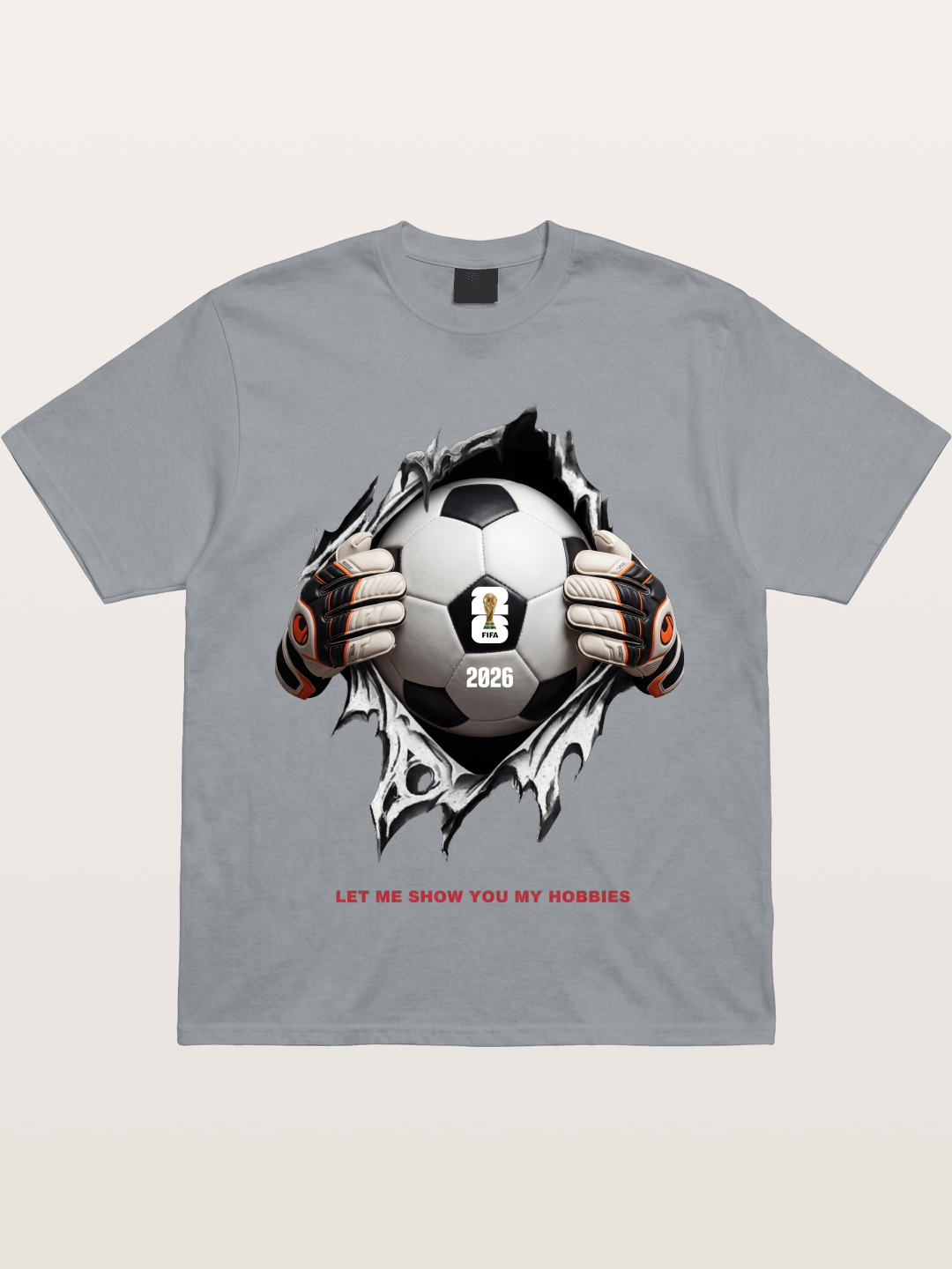 Soccer Ball Tear Effect 2026 Gildan T-shirt