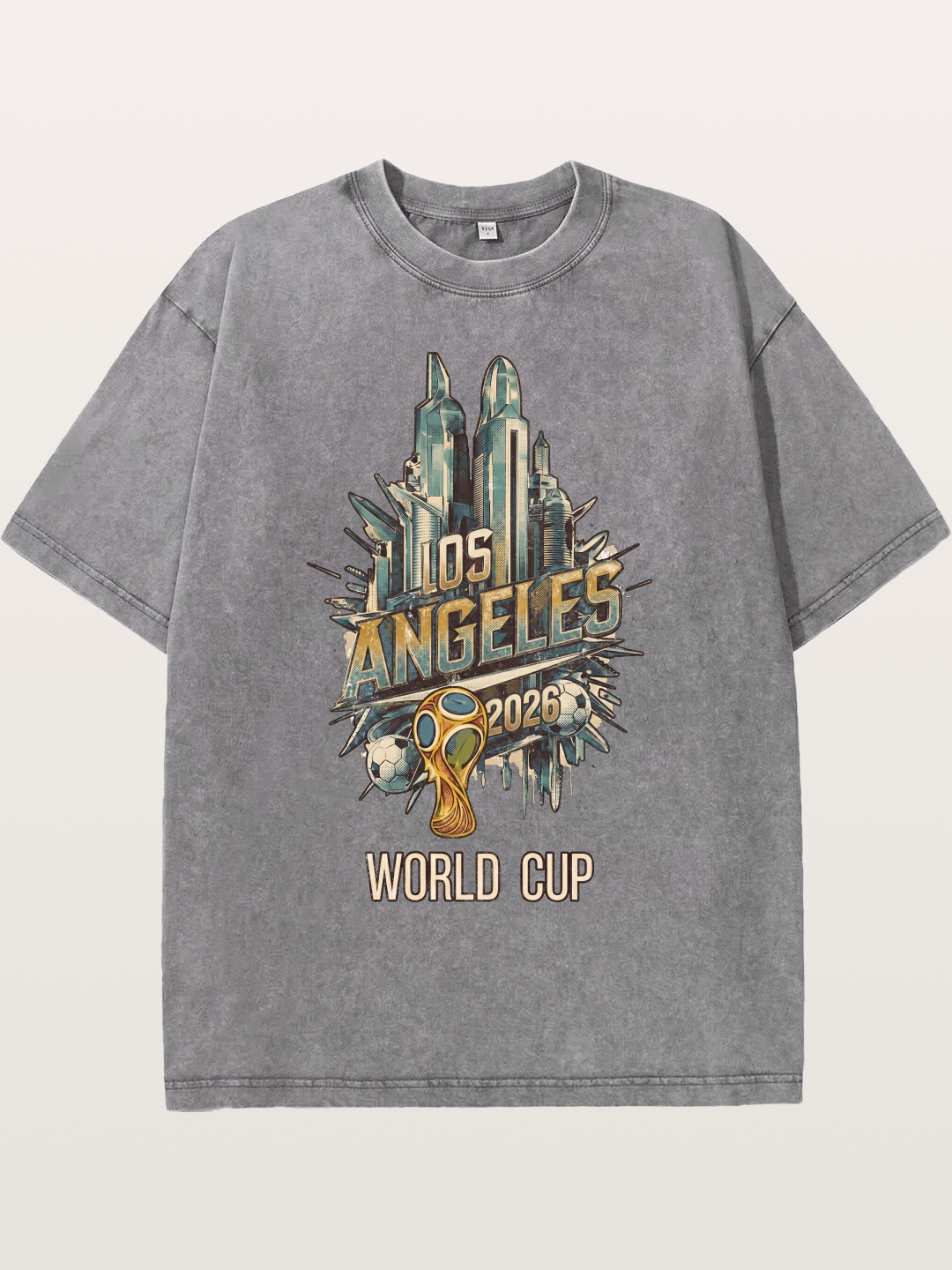 LA World Cup 2026 Emblem Washed T-shirt