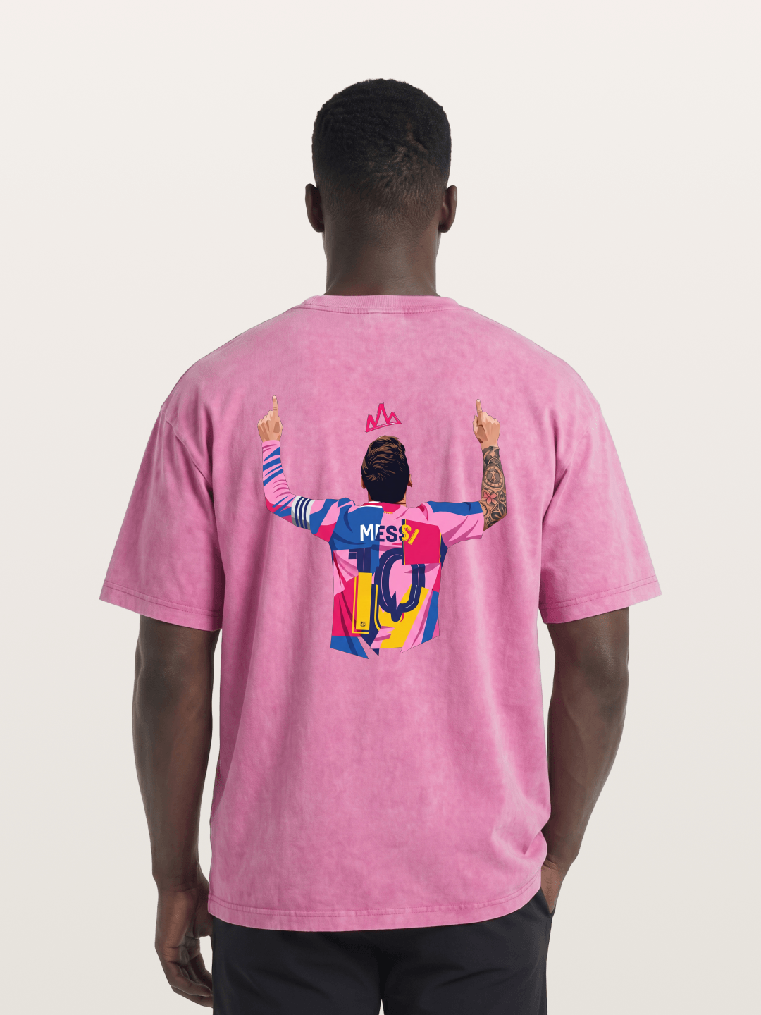 Messi No.10 Washed T-shirt