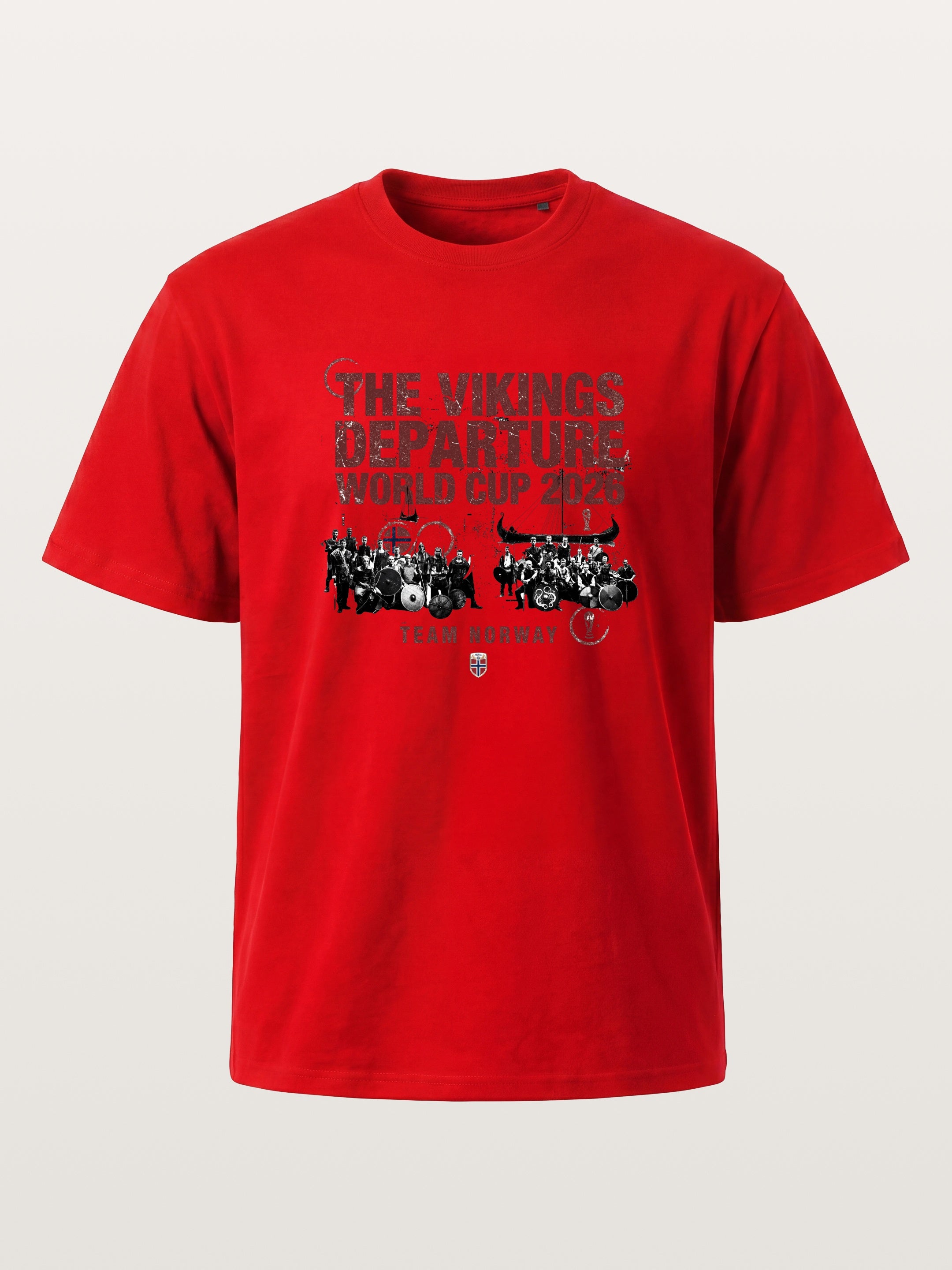 Norway Vikings World Cup Print Cotton T-shirt