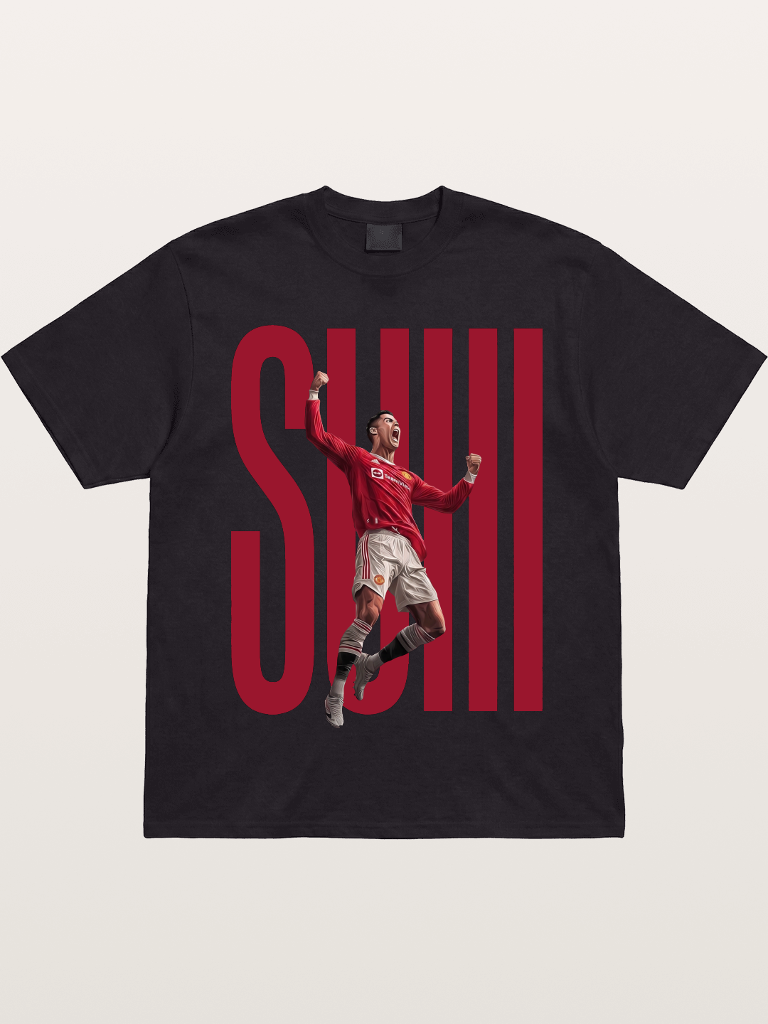 Ronaldo Manchester United Goal Pose Gildan T-shirt