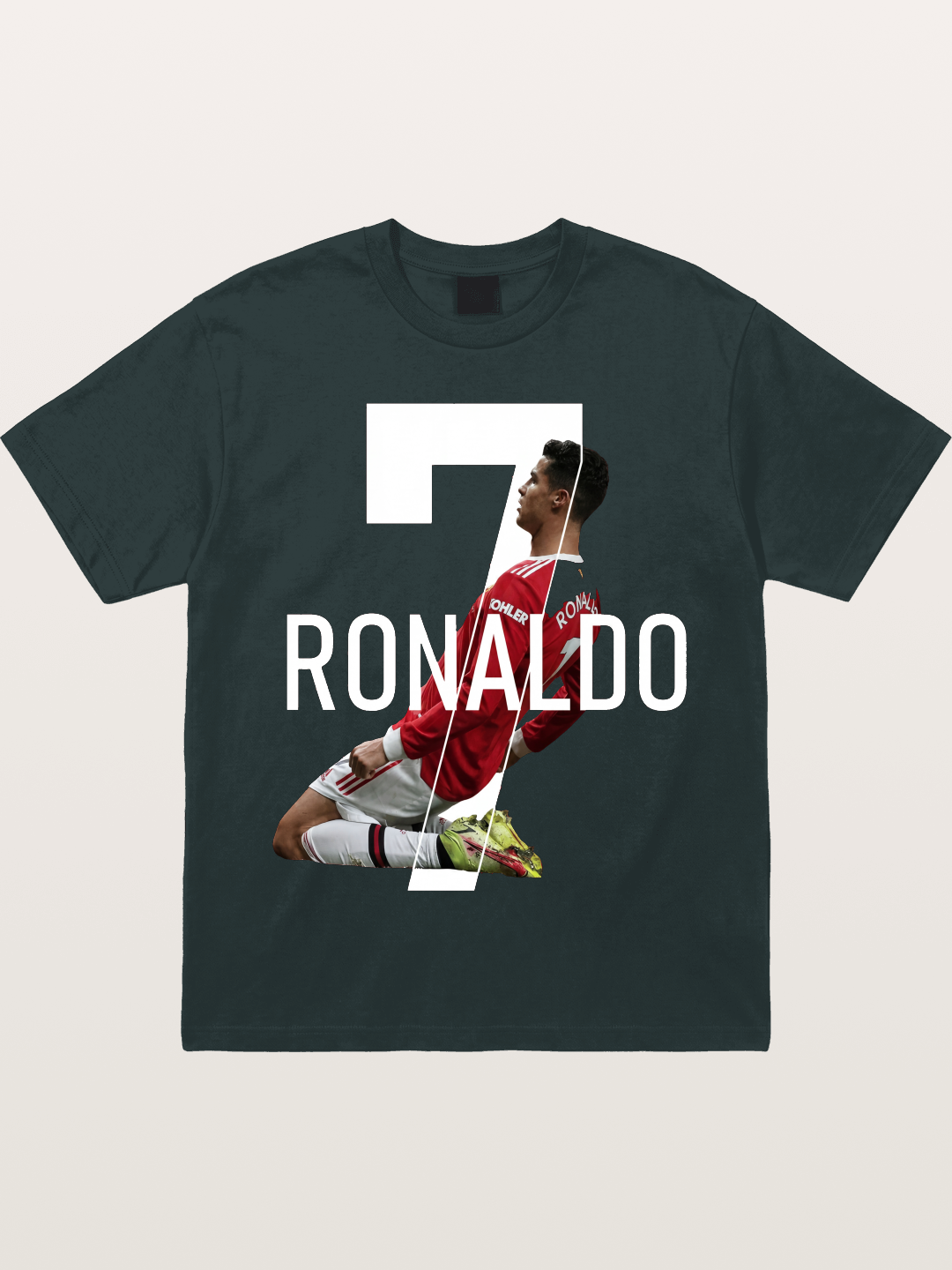 Ronaldo Red Jersey Celebration Pose Gildan T-shirt