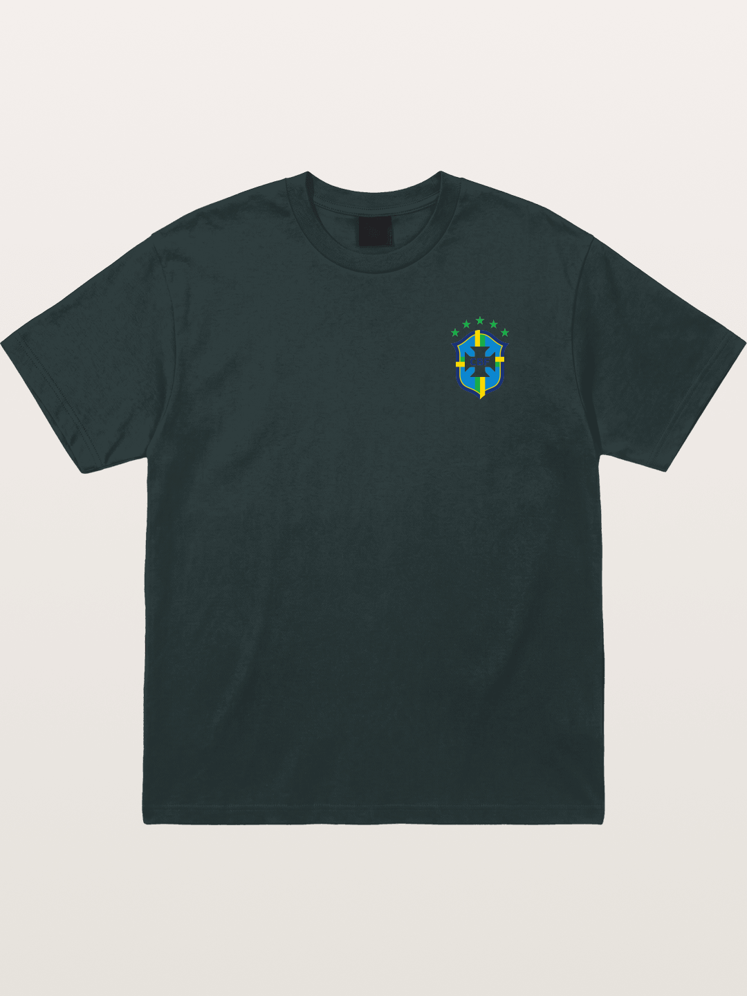 Brazil CBF Five Stars Shield Gildan T-shirt
