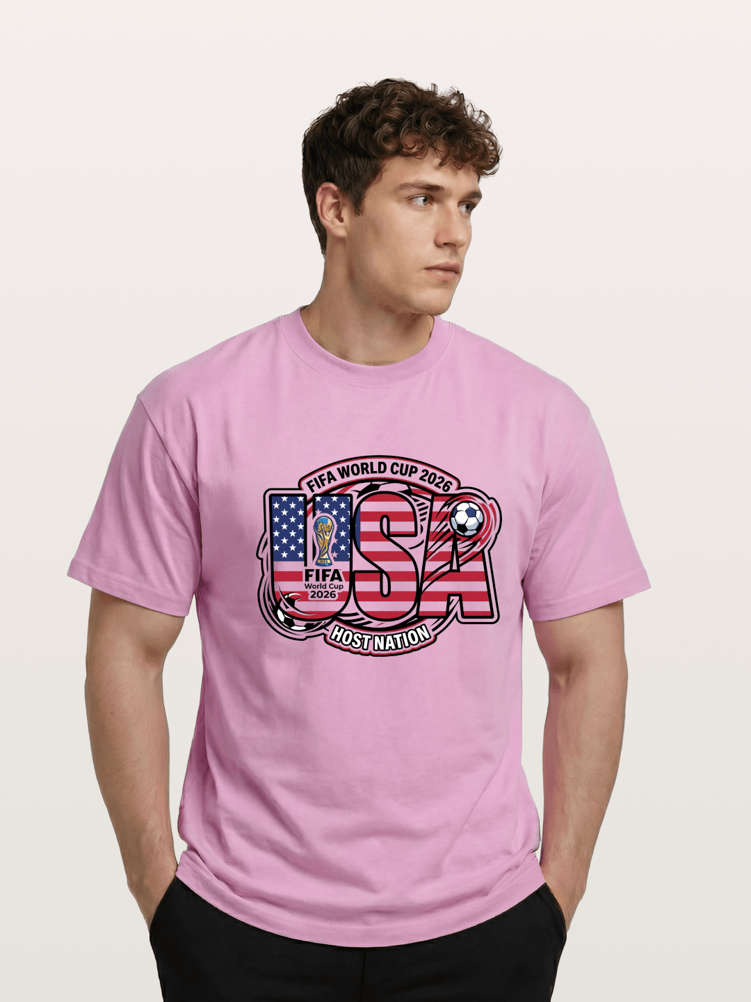 USA 2026 World Cup Typography Gildan T-shirt